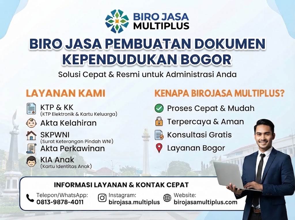 biro jasa pembuatan dokumen kependudukan bogor